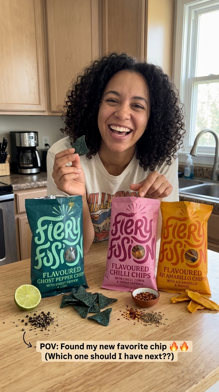 @SpicyLife_Sara sharing Fiery Fusion chips